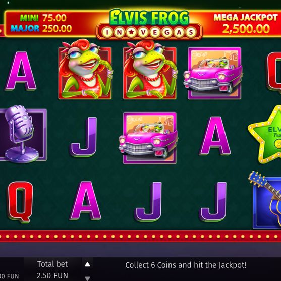Elvis Frog in Vegas